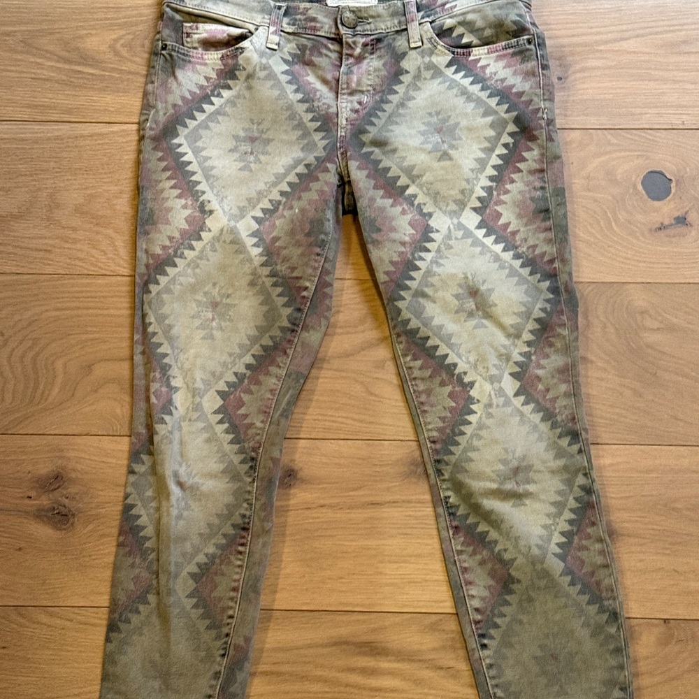 Current/Elliott Stiletto Ankle Skinny Navajo